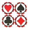Casino Coasters 3.5" Round